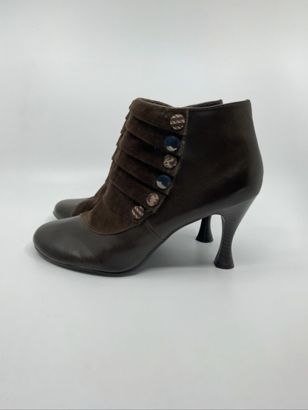 Vintage Y2K Mudd Maestro Victorian Steampunk Ankle Boots 8